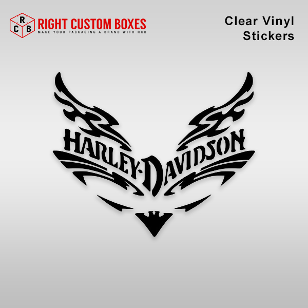 Clear Vinyl Stickers - Right Custom Boxes